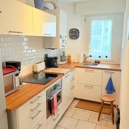 Joli T2, Classe 3 Etoiles, Climatise Vue Mer, Parking Apartment